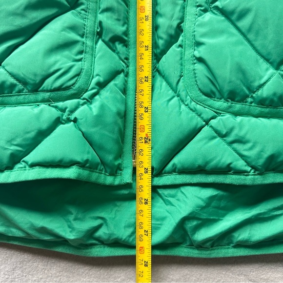 J. Crew Vibrant Green Quilted Vest - Picture 6 of 7